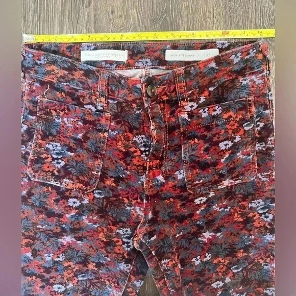 Pilcro and the Letterpress Anthropologie High Rise
Skinny Floral Pants Sz 28 - Picture 4 of 15